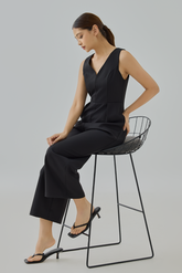 Bernessa Plunge Neck Jumpsuit